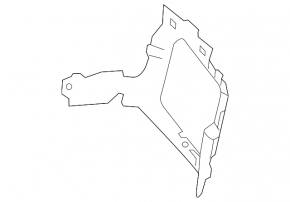 Кронштейн насадки глушника правий Land Rover Range Rover Velar 18-23 2.0T, 3.0T Sports
