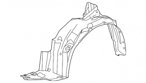 Подкрылок передний правый Honda CRZ 11-15