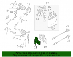 Fuel Tank Leakage Sensor Audi A5 F5 18-20 2.0T