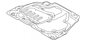 Защита двигателя Land Rover Range Rover Evoque 12-18