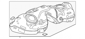 Топливный бак Cadillac ATS 13-