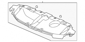 Накладка телевизора Honda Civic 11-15 2013-15