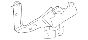 Кронштейн блока ABS АБС Nissan Murano z52 15-20