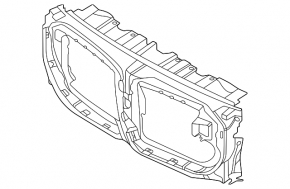 Повітропровід радіатора верхній BMW X6 G06 20-26 M