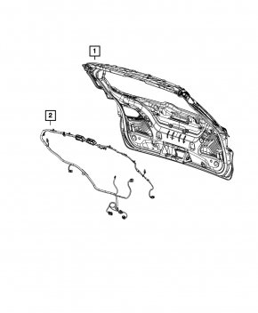 Проводка двери багажника Jeep Compass 22-26