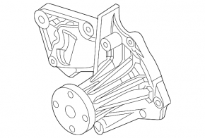 Помпа охлаждения Ford Fiesta 11-19 1.6