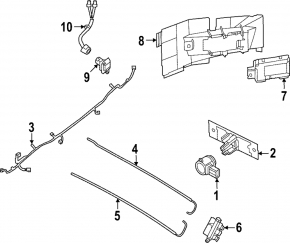 Парктроник переднего бампера Nissan Pathfinder 23-25
