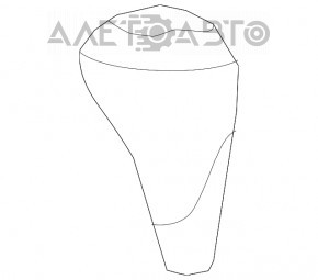 Ручка КПП Lexus GS300 GS350 GS430 GS450h 06-11 чорна шкіра під темне дерево