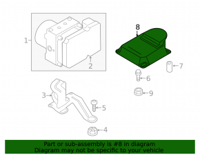 Модуль srs airbag компьютер подушек безопасности BMW 4 F32/33/36 14-20 ЭБУ ICM