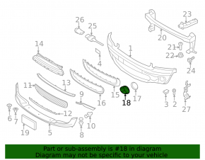 Рамка птф левая Mini Cooper R56 R58 11-15 хром