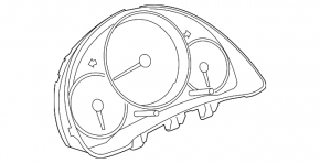 Щиток приборов VW Beetle 12-12 132к царапины