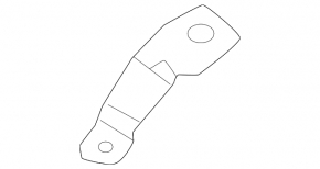 Кронштейн решетки радиатора grill правый Mazda CX-50 23-26