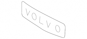 Емблема напис VOLVO решітки радіатора grill Volvo V60 15-18