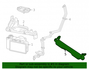 Кронштейн компрессора пневмоподвески Mercedes X167 GLS 450 580 20-26