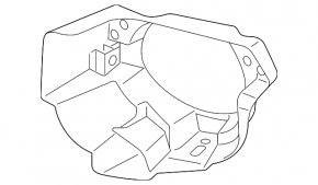 Кронштейн ПТФ правий Mazda 3 14-16 BM