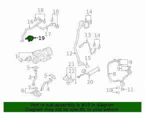 Вспомогательный насос охлаждения BMW X5 F15 14-18 турбины 4.4T
