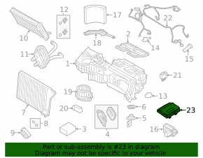 AC And Heater Control Module BMW 3 F30 12-18