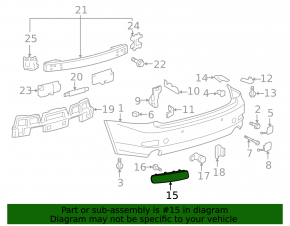 Катафот заднего бампера левый Lexus IS250 IS300 IS350 06-13