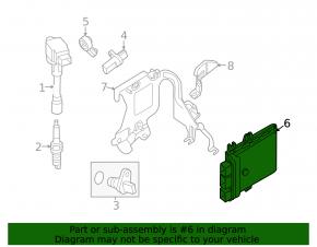 Блок ECU компьютер двигателя Nissan Altima 13-18 2.5