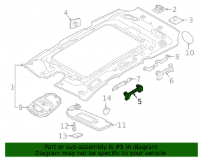 Ручка потолка передняя левая Volvo XC60 18-26 серая