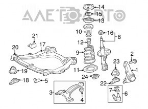 Подрамник передний Toyota Camry v40 hybrid