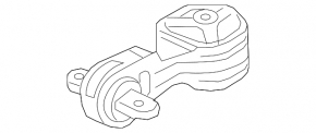 Подушка двигуна права верхня Honda CRV 17-22 1.5, 2.4