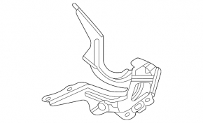 Петля капота правая Toyota Sienna 21-26