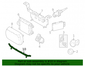 Проводка переднего бампера BMW X3 G01 22-24 рест