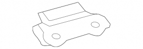 Петля дверей багажника права Lexus NX200t NX300 NX300h 17-21