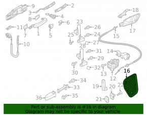 Панель двери передней левой внутренняя Audi A3 8V 15-20 4d