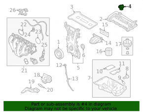 Крышка маслозаливной горловины Ford Escape MK4 20-26