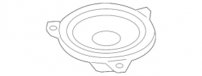Динамик задней полки левый Audi A6 C8 19-25 Bang and Olufsen High-End