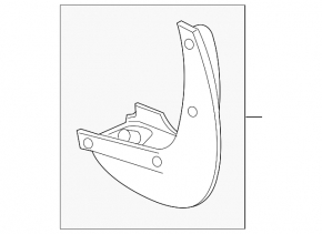 Комплект брызговиков Mini Cooper Countryman F60 17-24 4шт
