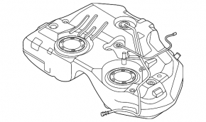 Топливный бак Nissan Murano 25-26