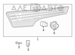 Поворотник лівий Nissan Altima 13-15