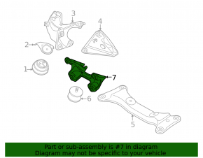 Кронштейн КПП BMW 3 E90 E92 07-13 2.0T N46 3.0T N52