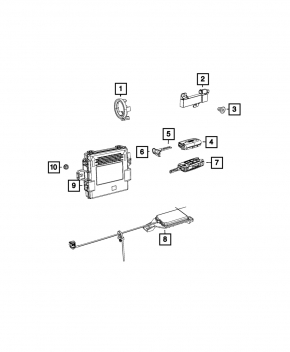 Hub Receiver Jeep Compass 19-21