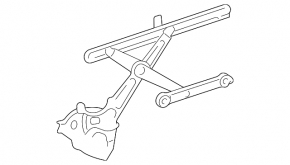 Склопідйомник передній лівий Toyota FJ Cruiser 07-14