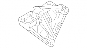 Кронштейн двигателя правый Toyota Prius 50 16-22