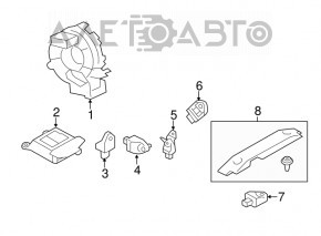 Шлейф руля Subaru Forester 25-26