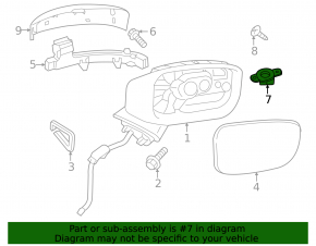 Камера боковое зеркало правая Mazda CX-50 23-26
