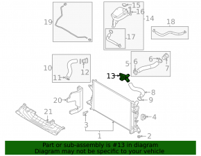 Горловина радіатора Hyundai Elantra 21-26 1.6