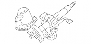 Рулевая колонка с ЭУР Toyota Highlander 08-13 2.7 3.5