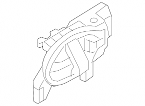 Ручка двери внутренняя задняя левая Nissan Kicks 18-25 хром