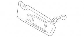 Козирок правий Audi A3 8V 15-16 4d сірий