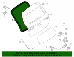 Ущільнювач дверей багажника Mercedes X167 GLS 450580 20-26