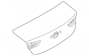 Кришка багажника Mazda 3 19-26 4d Mexico built