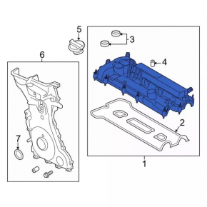 Крышка клапанная Lincoln MKC 15-19 2.0, 2.3