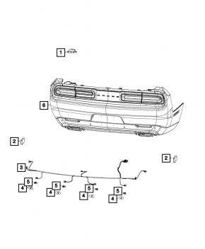 Parking Assist Module Dodge Charger 15-16 рест