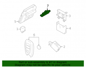 Antenna Keyless Subaru Forester 19-24 SK, задняя